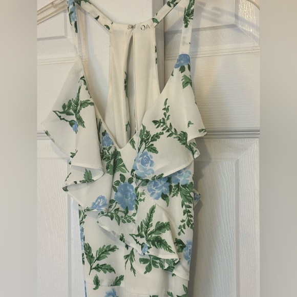 Disney Princess Maxi Dress Floral Ruffle Halter | Size Medium | Cottagecore - Picture 3 of 6